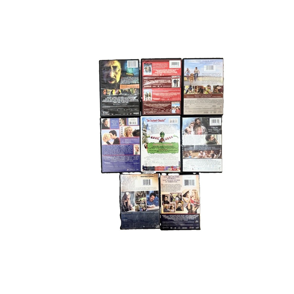 8 DVD Movie Lot Comedy Drama Faith Grinch Nicolas Cage Dog's Purpose 10 Movies - Picture 2 of 2